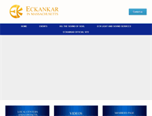 Tablet Screenshot of eckinmass.org